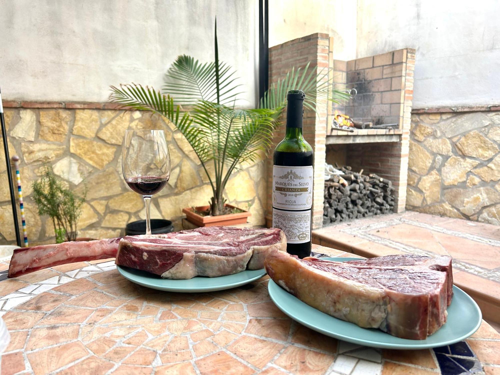 Casa Con Jacuzzi Y Piscina Con Vistas Al Castillo Corbera de Alcira エクステリア 写真